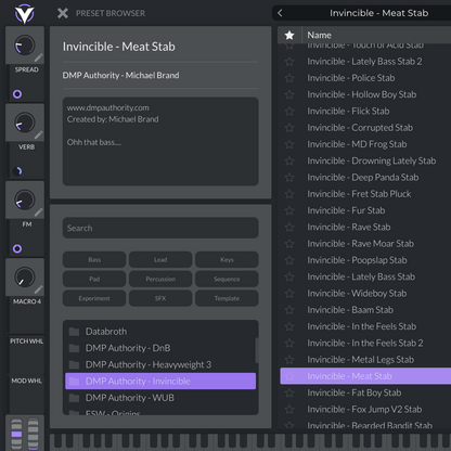 Invincible - Stab & Pluck VITAL VST Pack